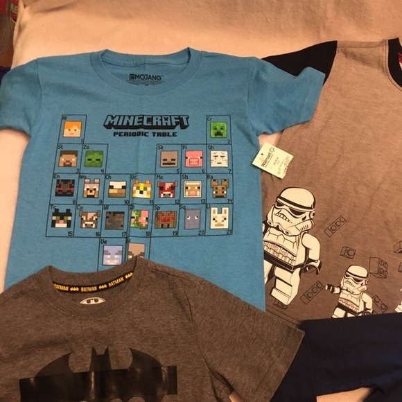 New boys‎ shirt bundle xs 4/5 minecraft fortnite spiderman - Picture 3 of 6